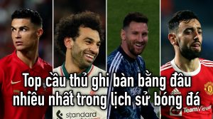 top cầu thủ ghi bàn bằng đầu nhiều nhất